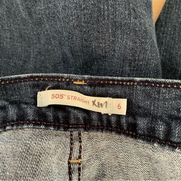Levi’s 505 Straight Denim Blue Jeans, Size 6 - Picture 11 of 11